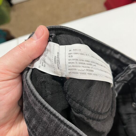 Abercrombie & Fitch Jeans Womens 2 Long Super Skinny Ankle High Rise Stretch Raw - Picture 4 of 8